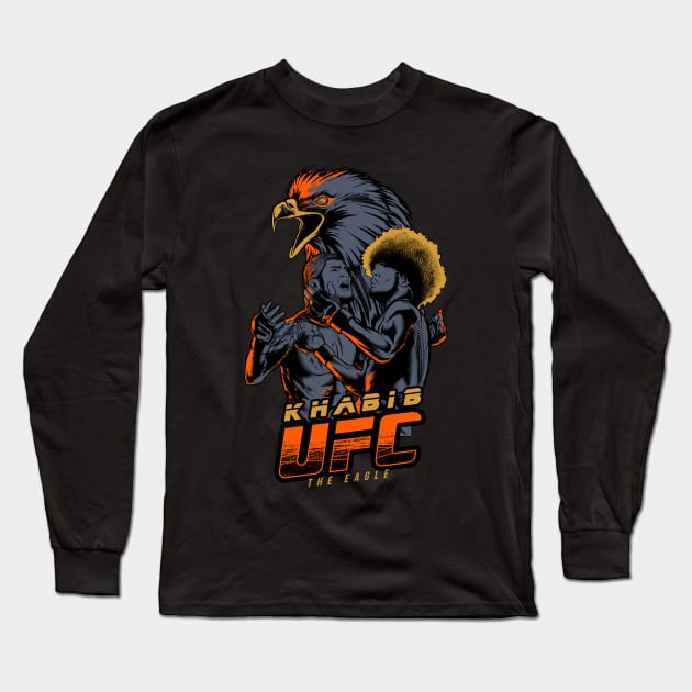 Khabib The Eagle Long Sleeve T-Shirt by cungtudaeast